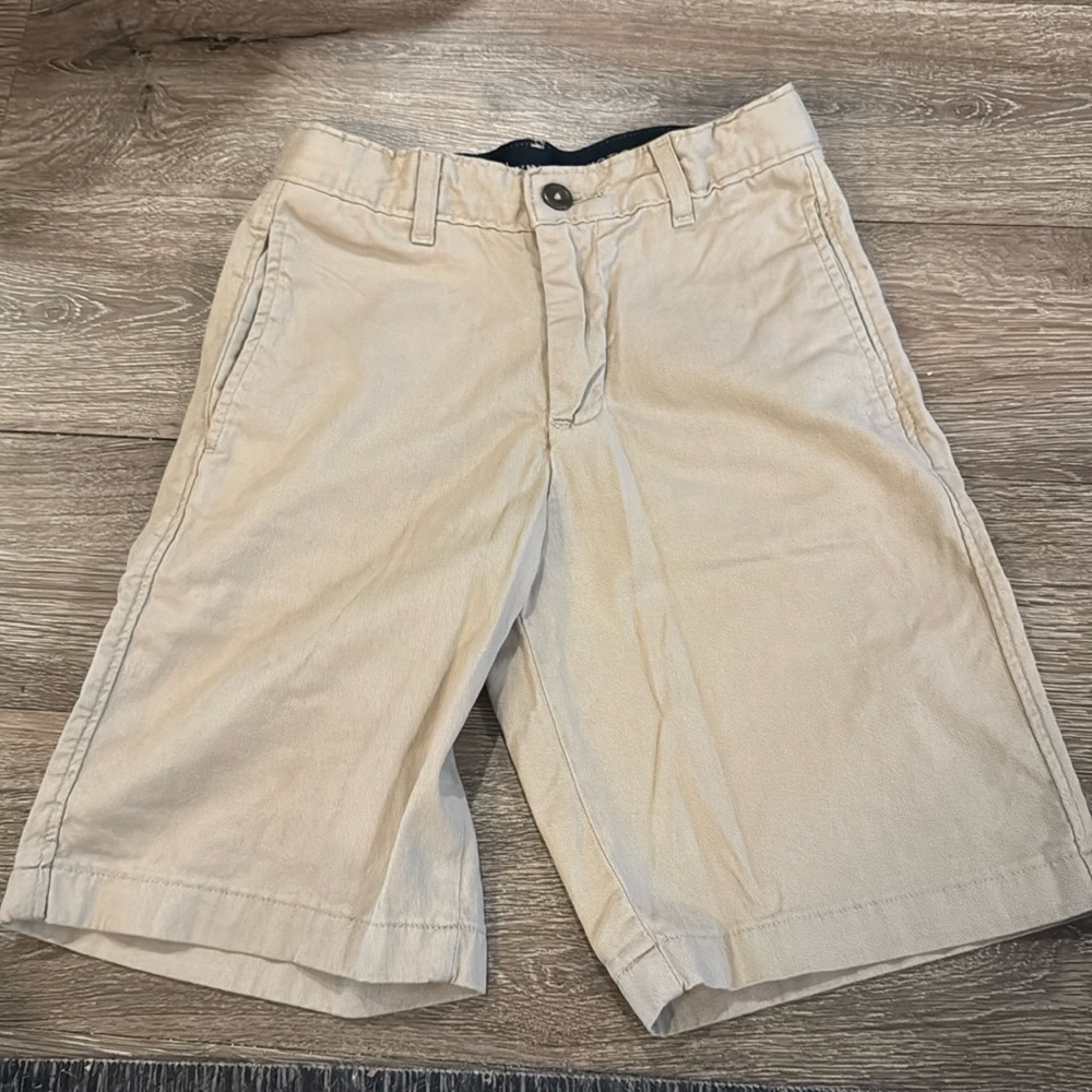 Boys Crown & Ivy khaki shorts. Size 12.